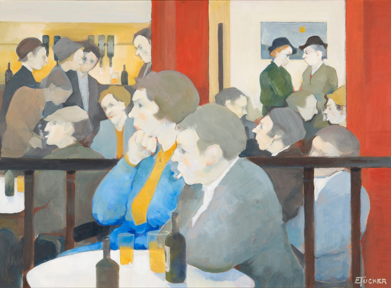 Eric Tucker, Lady in Blue, Gent with Ciggie