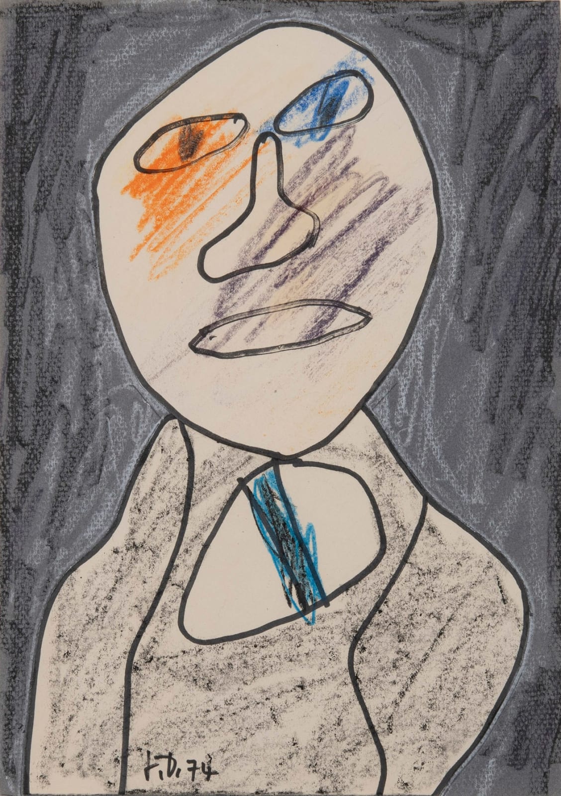 Jean Dubuffet、l'heureux de peu、希少画集画 Jean Dubuffet - 20th Century & Contemp Lot 20 March 2023