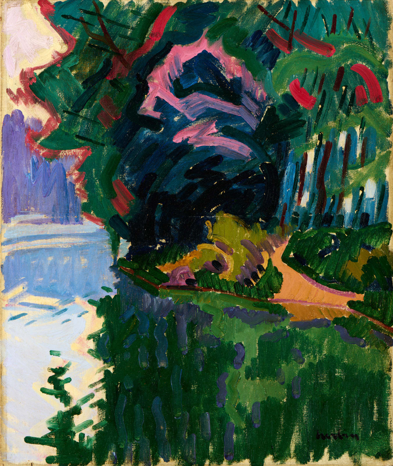 Auguste Herbin, Bord de rivière, 1906