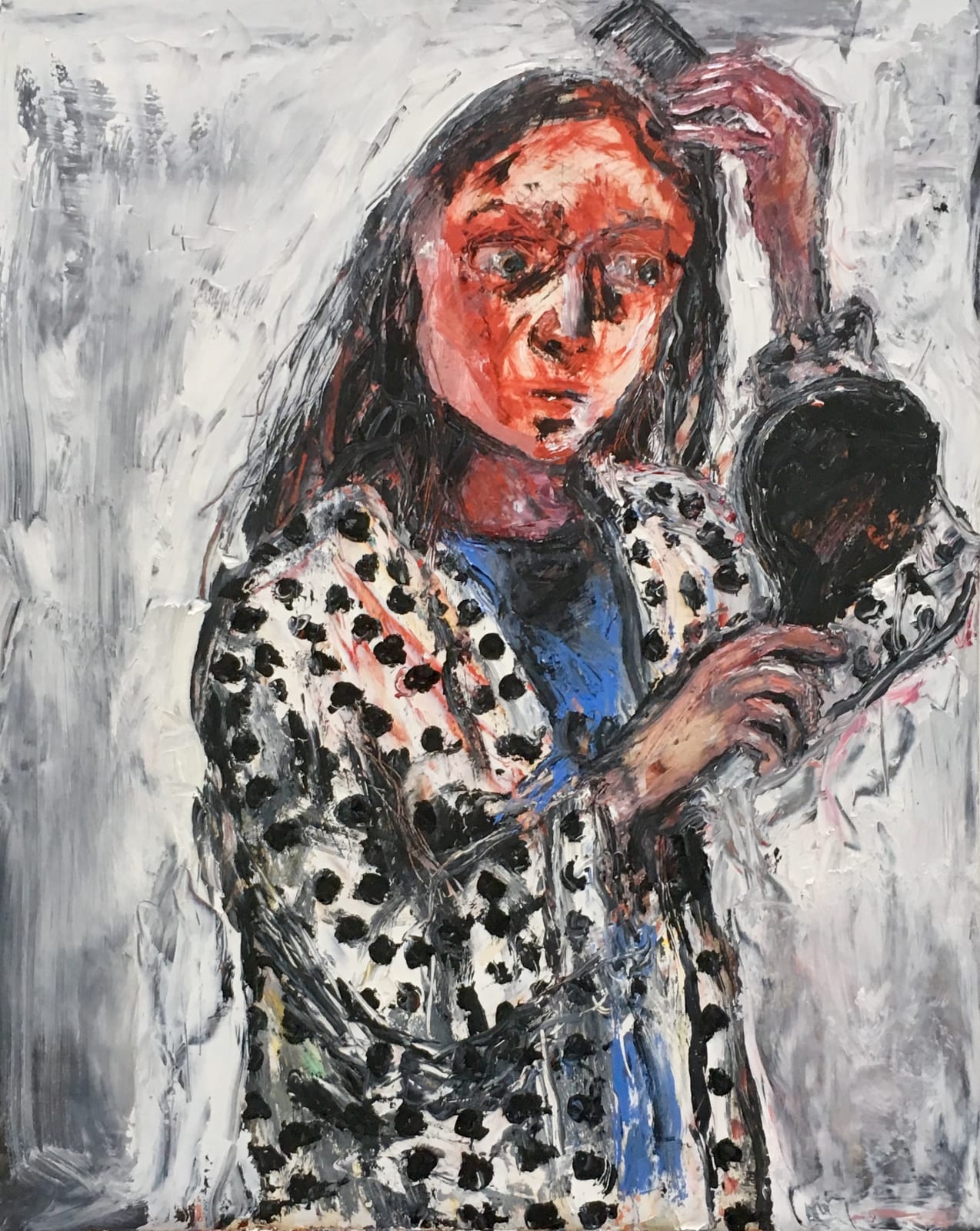 Shani Rhys James, Combing Her Hair, 2019