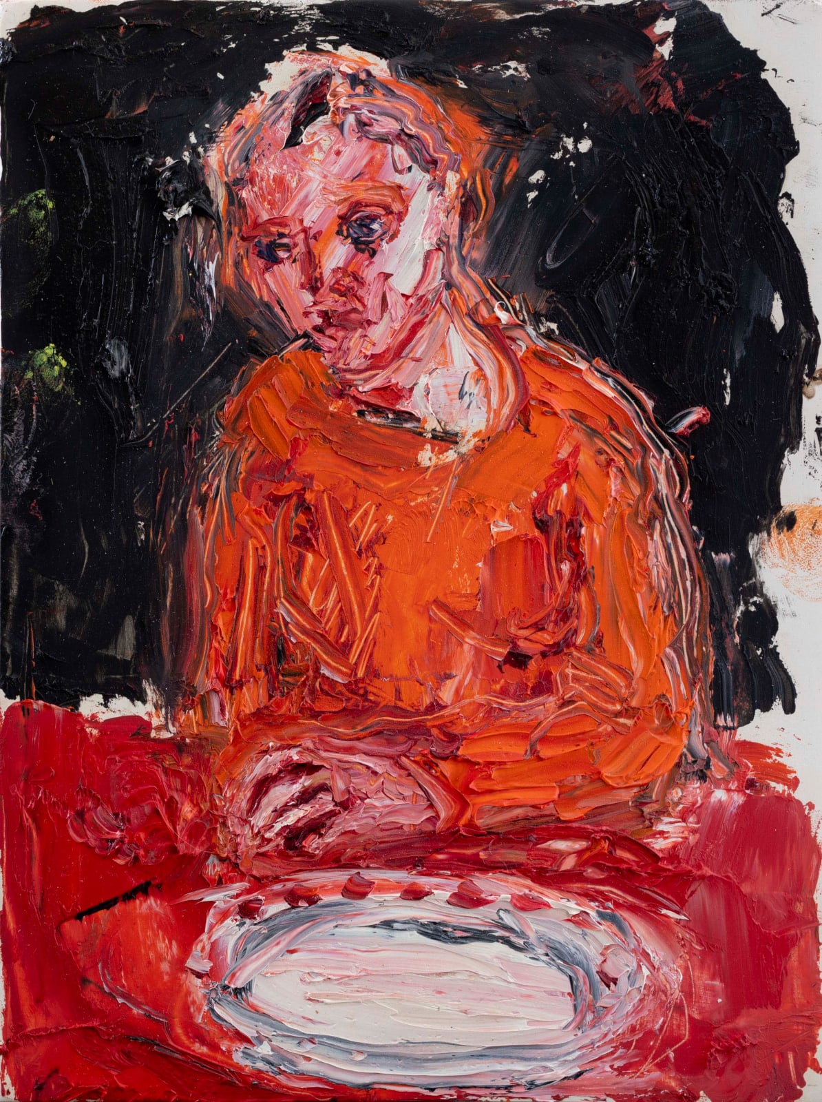 Shani Rhys James, Little Figure and Platter, 2021