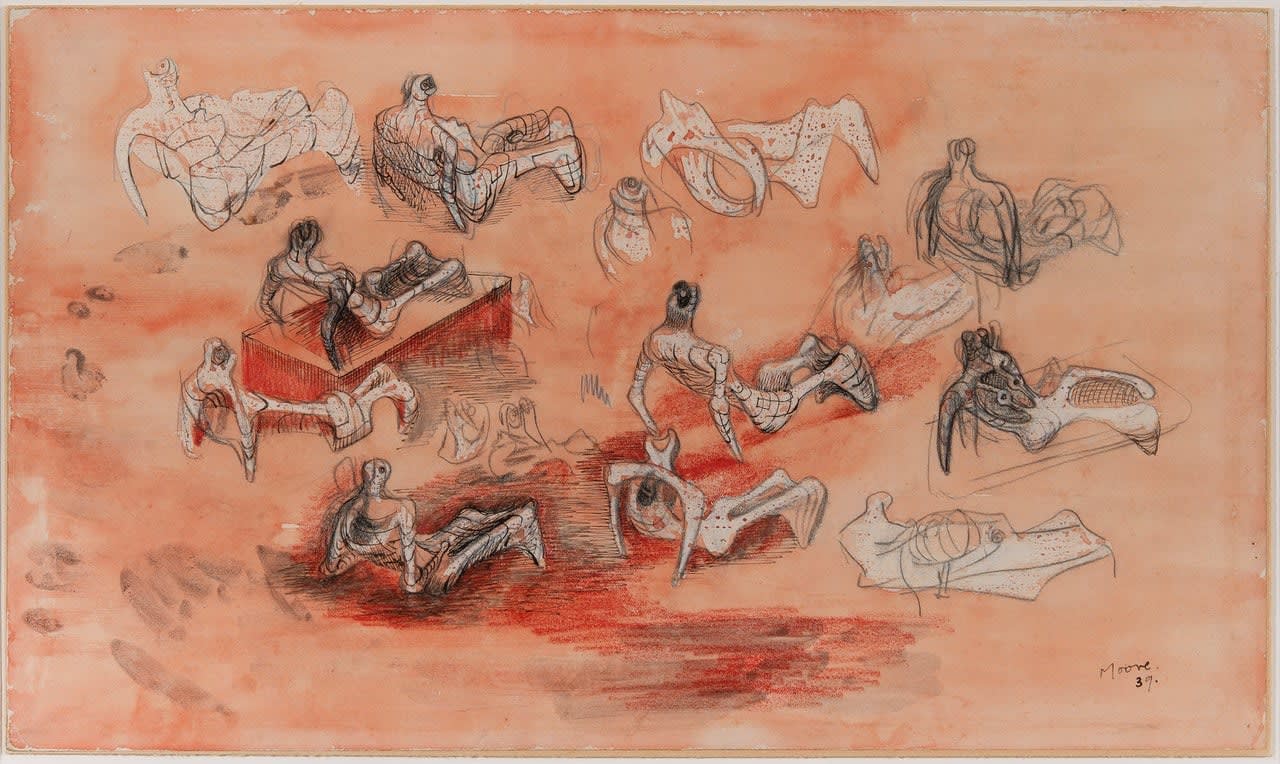 Henry Moore, Reclining Figures, 1939