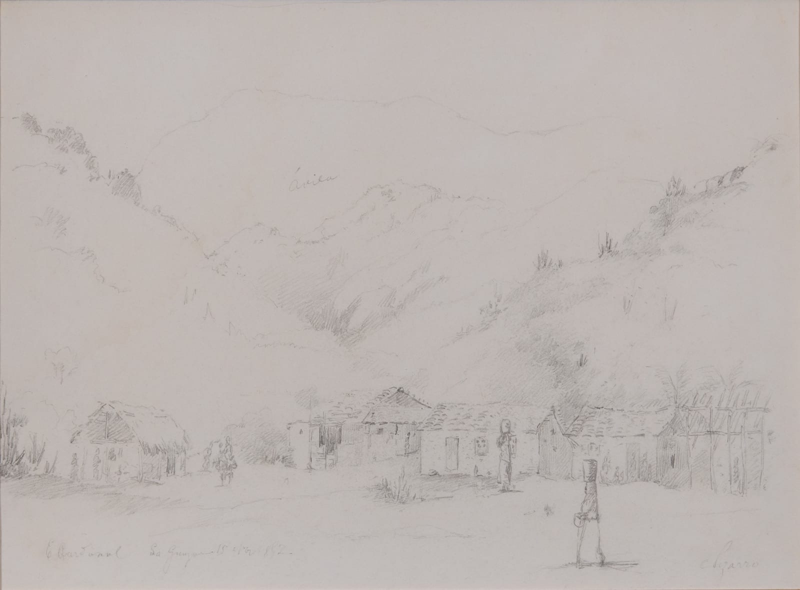 Camille Pissarro, El Cardonal La Guaira Ávila, 1852