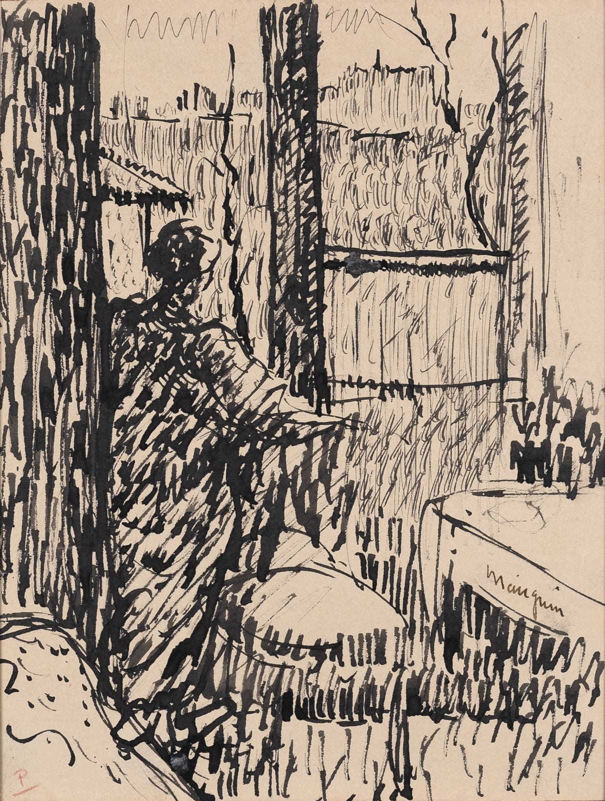 Henri Manguin, Jeanne à la fenêtre, rue Boursault, 1903