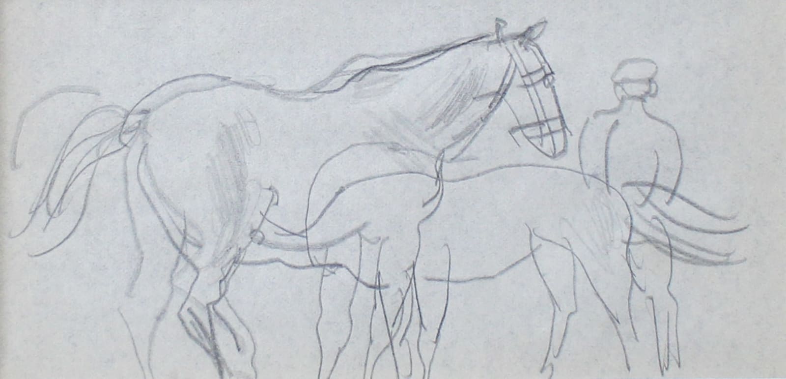 Raoul Dufy, Jument et son poulain, Deauville, 1941