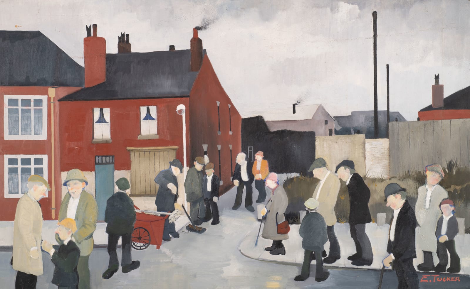 Eric Tucker, Streetsweeper and crowd