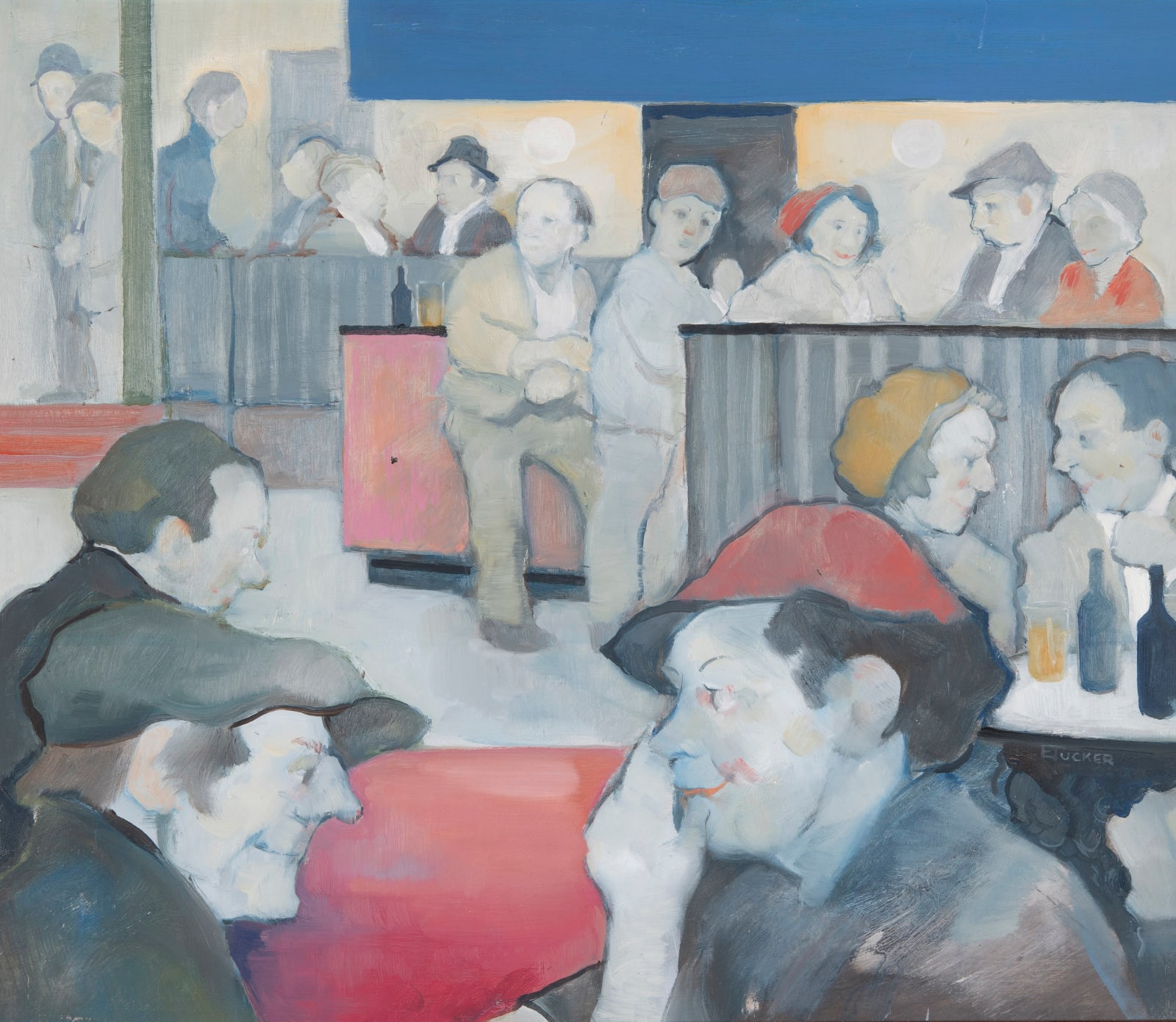 Eric Tucker, Flat Cap with Lady in Floppy Hat