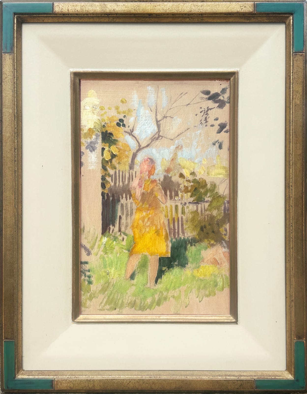 Pierre Adolphe Valette, Maria In Valettes Garden - Blace