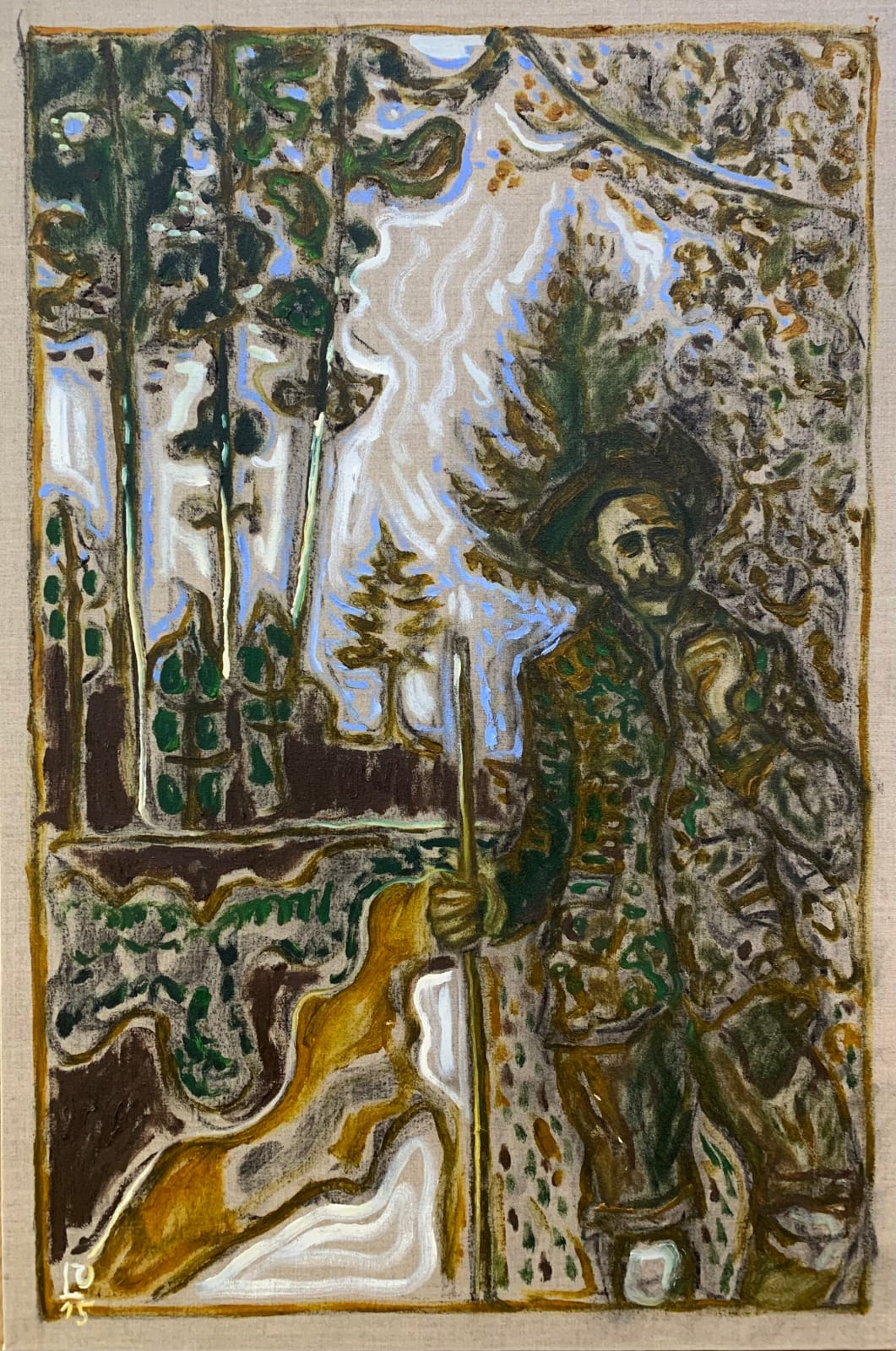 Billy Childish, Edge Of The Forest, 2015