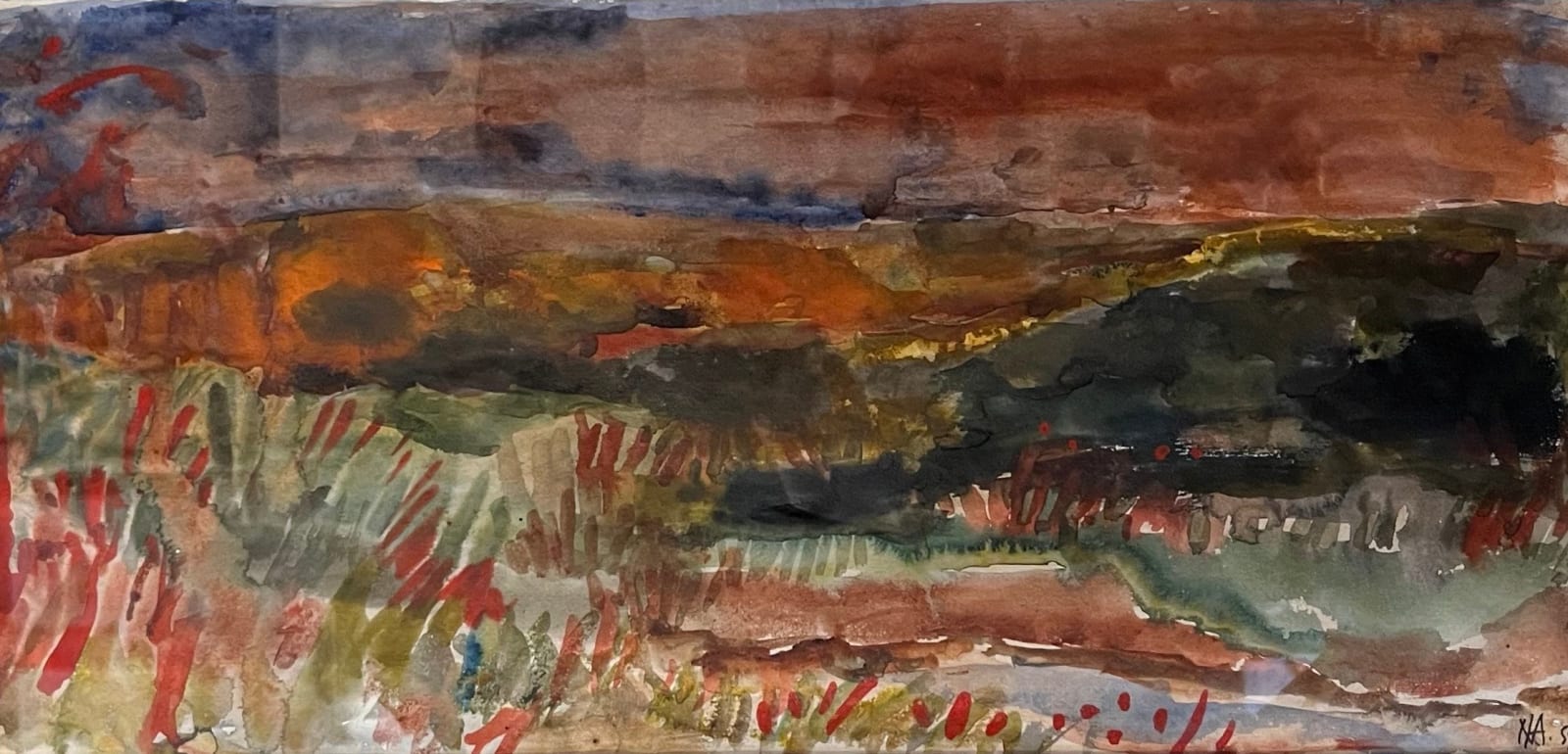 Norman Adams RA, Study Chapel-Le-Dale II, 1959