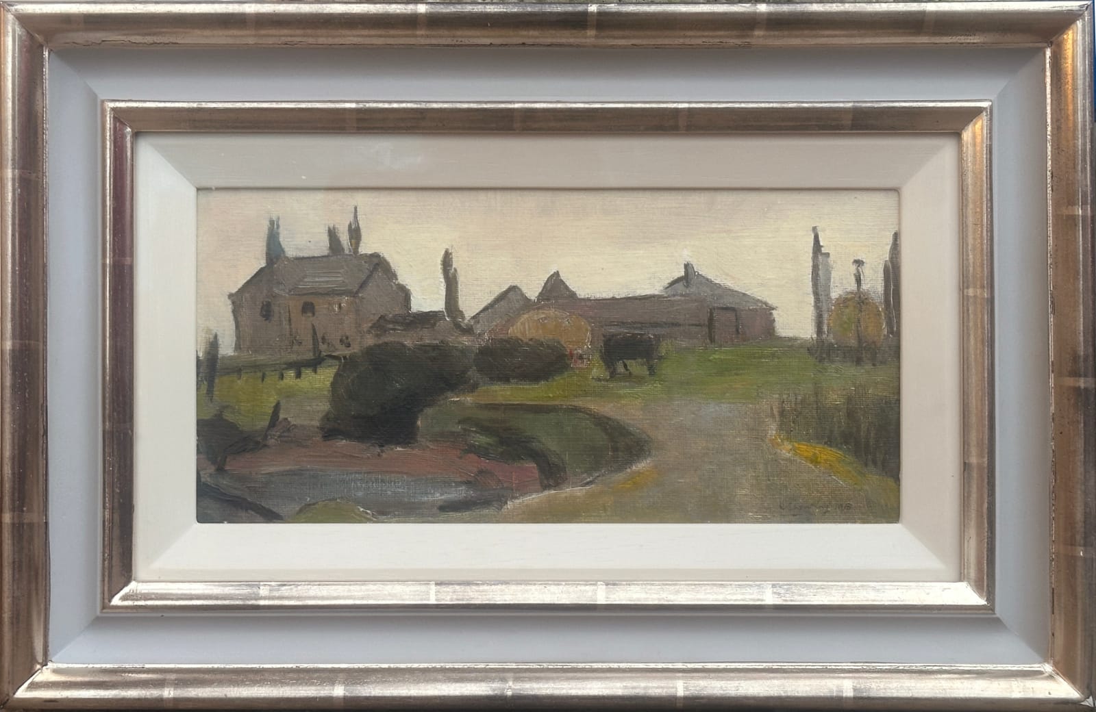 L.S Lowry, Wardley Farm Swinton Moss, 1913