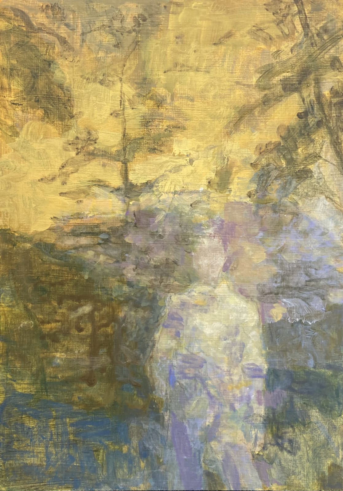 Linda Schwab, Unknown Man, Bracken, 2021