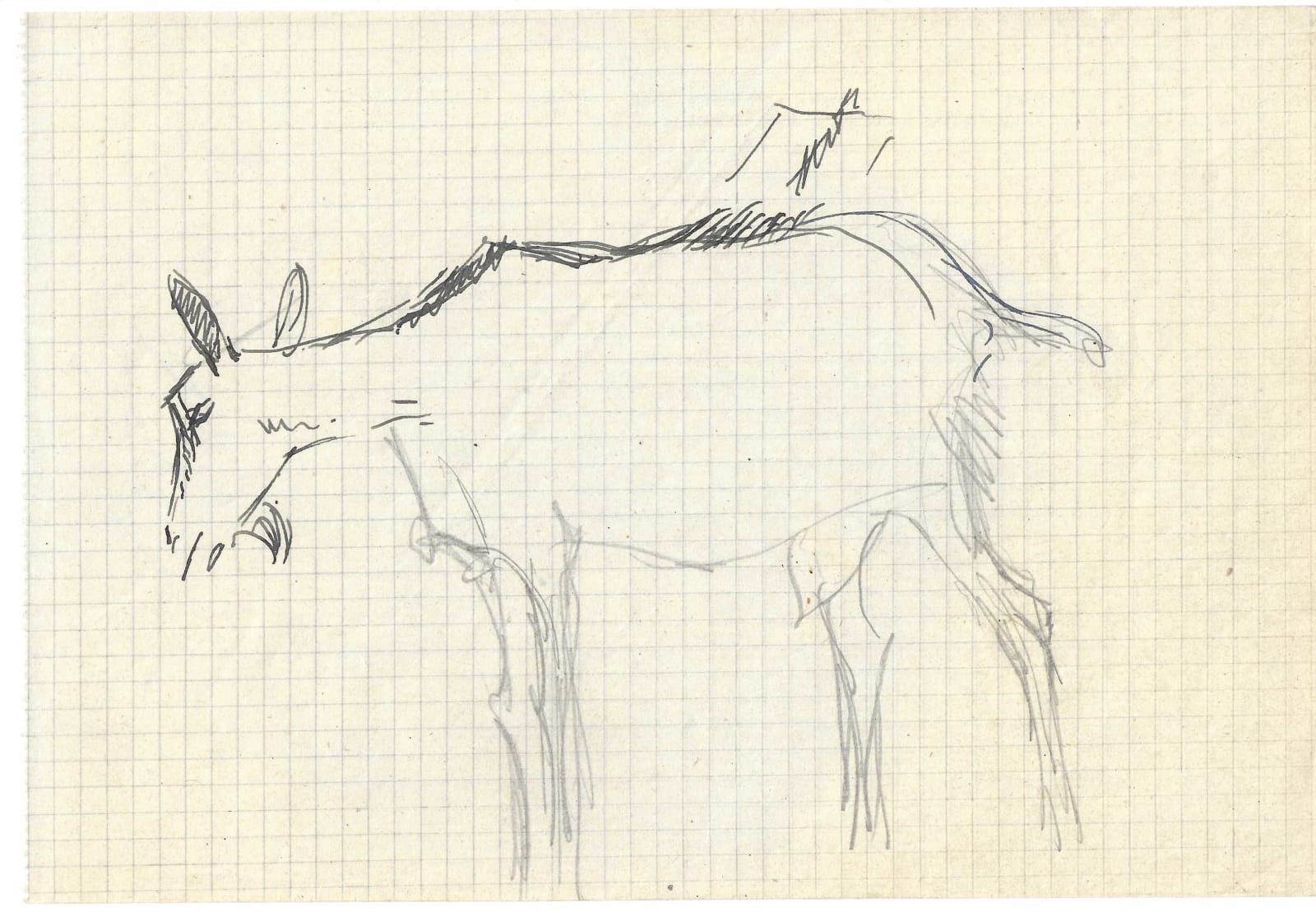 Pierre Adolphe Valette, Goat grazing