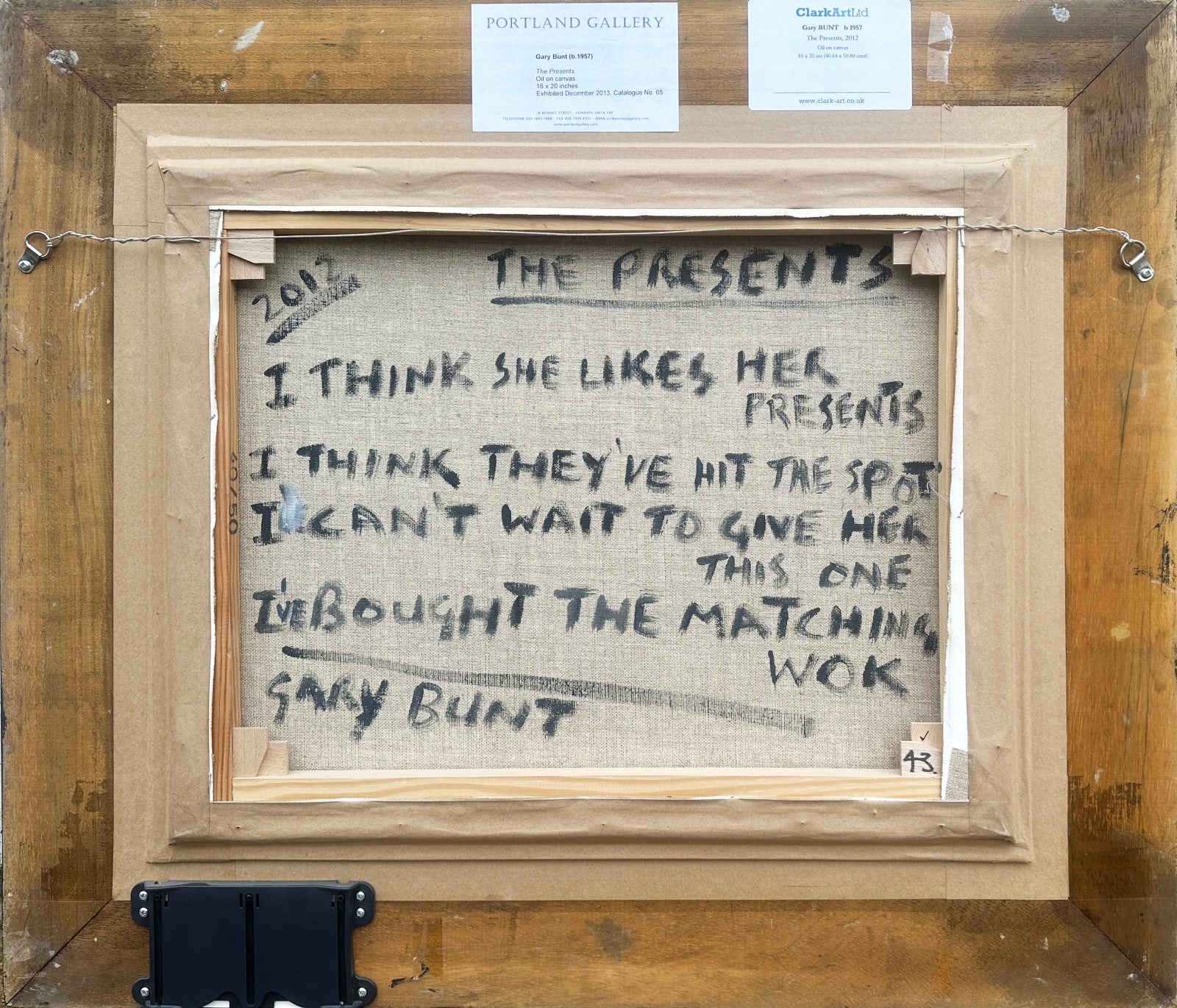 Gary Bunt, The Presents, 2012