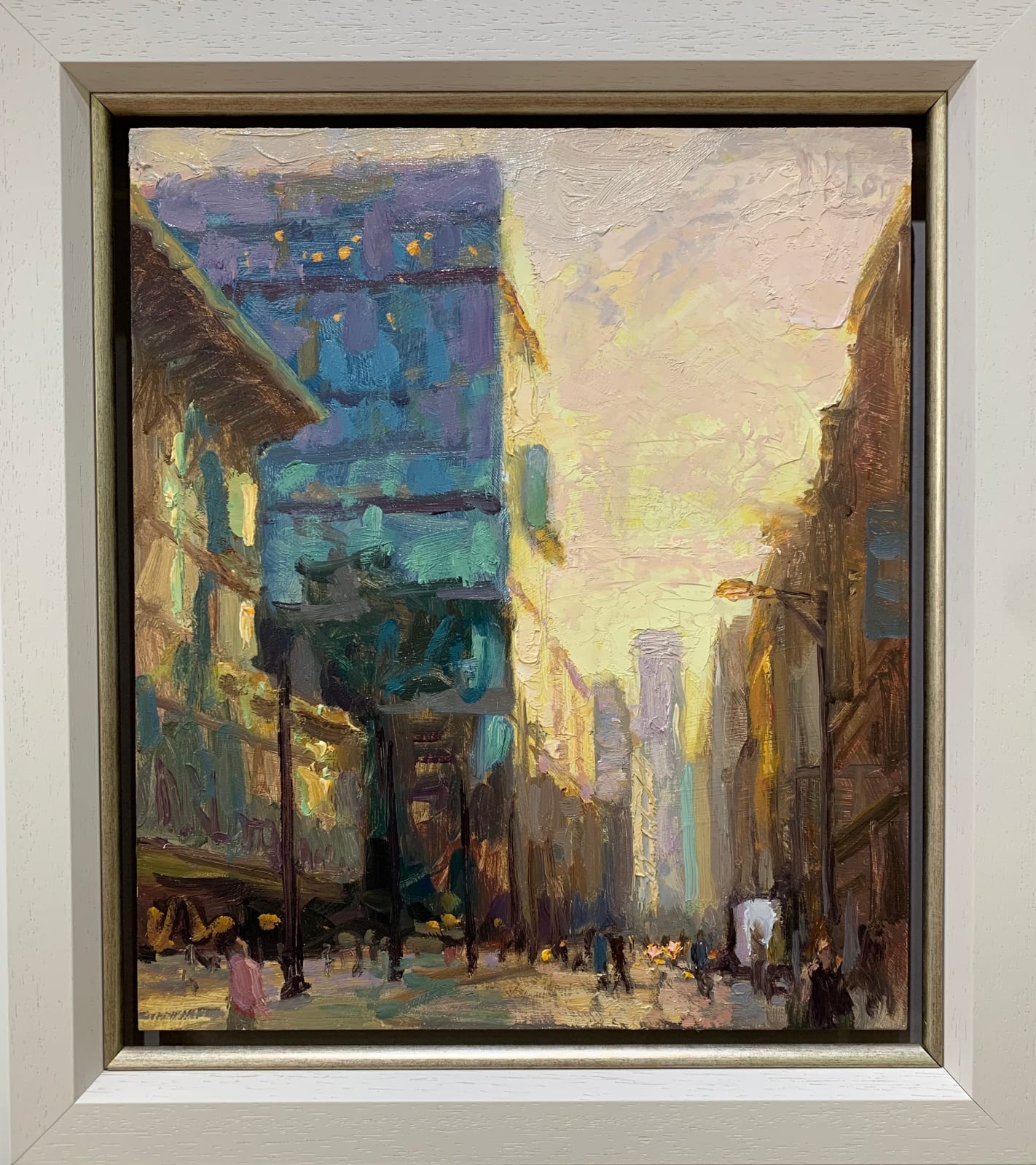 Norman Long MAFA, Golden Light on Mosley Street