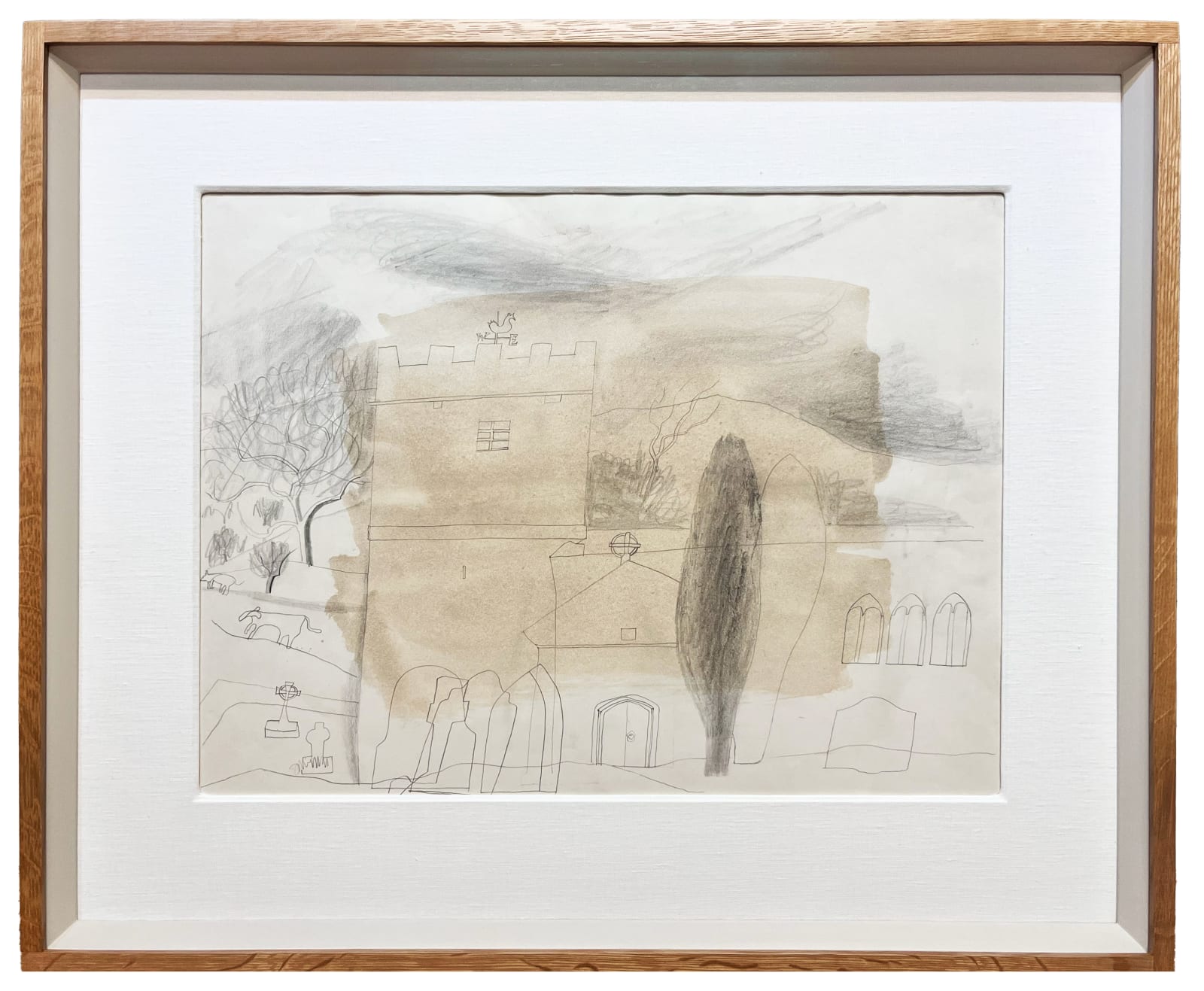 Ben Nicholson, Hubberholme, Yorkshire, 1972