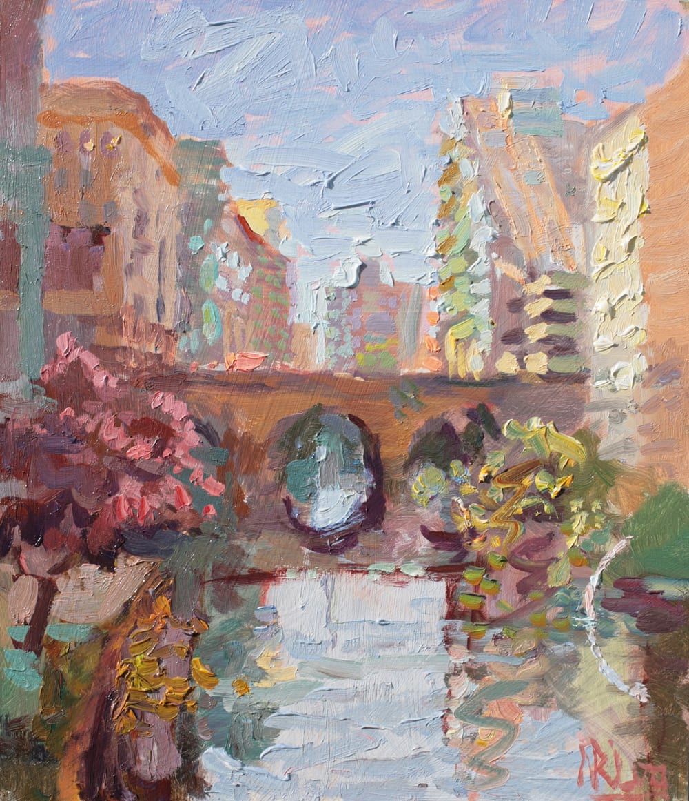 Norman Long MAFA, Spring over the Irwell