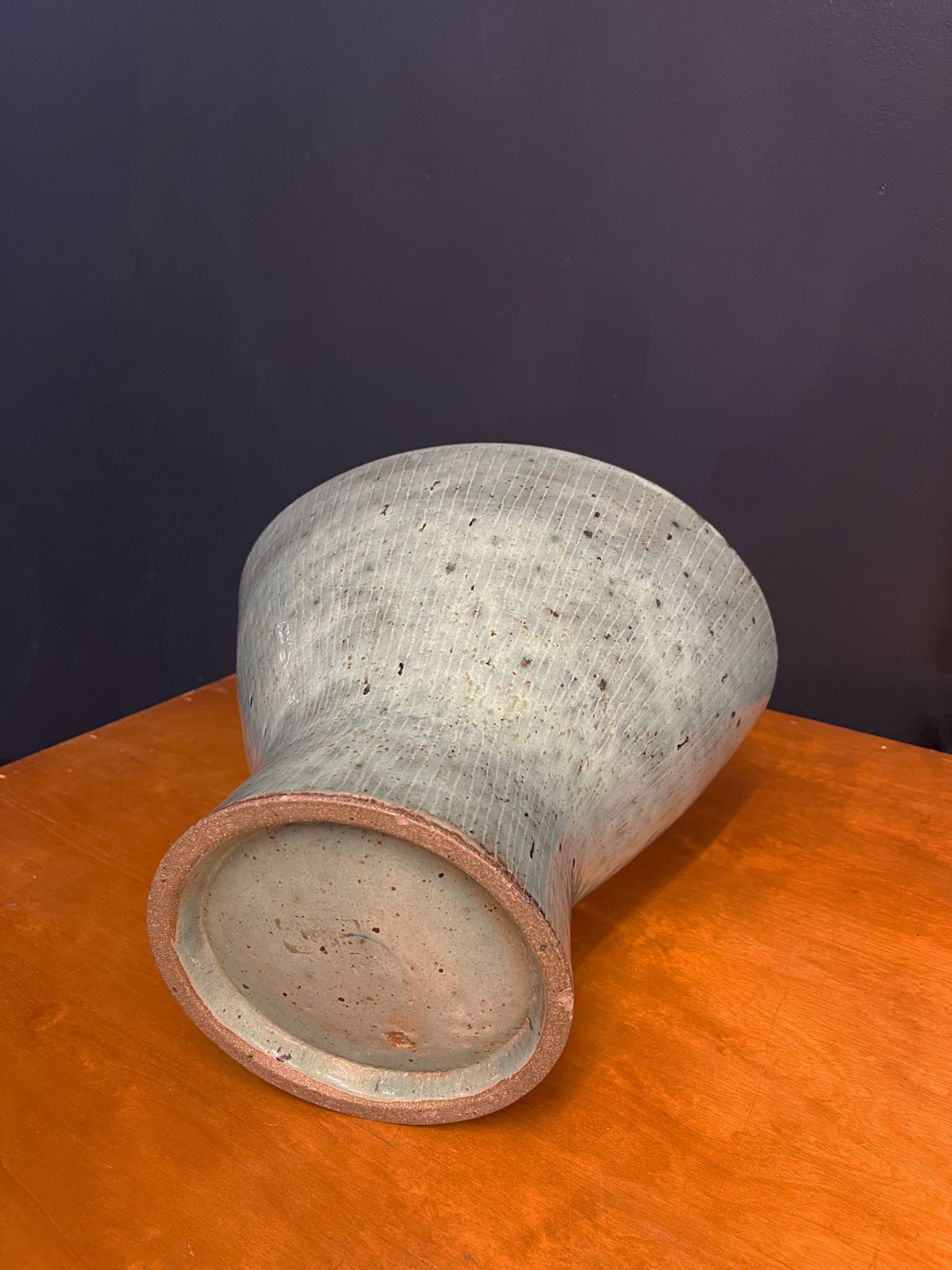 Lucie Rie, Large Oval Vase , Circa 1970