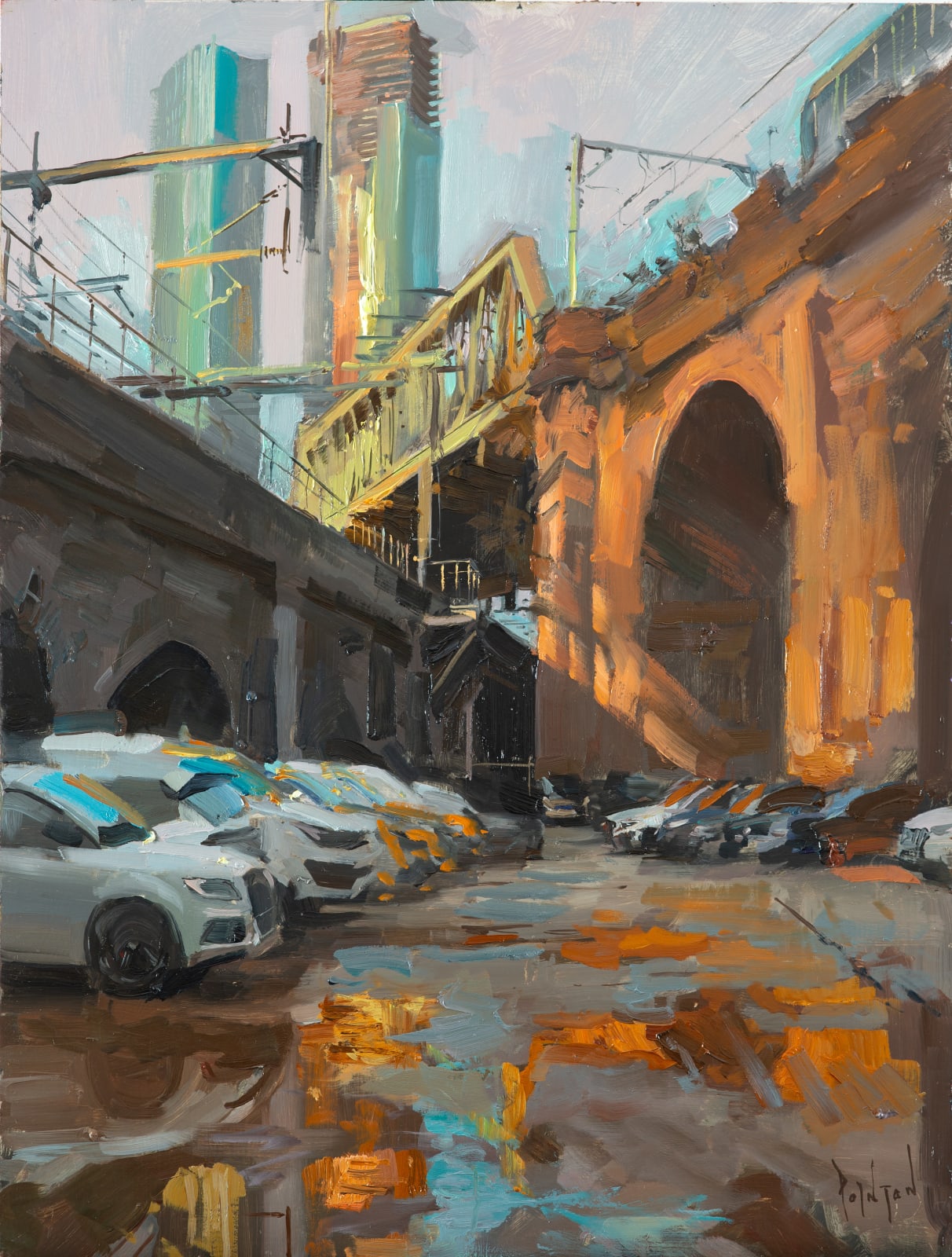 Rob Pointon ROI, Puddles Between The Viaducts, 2025