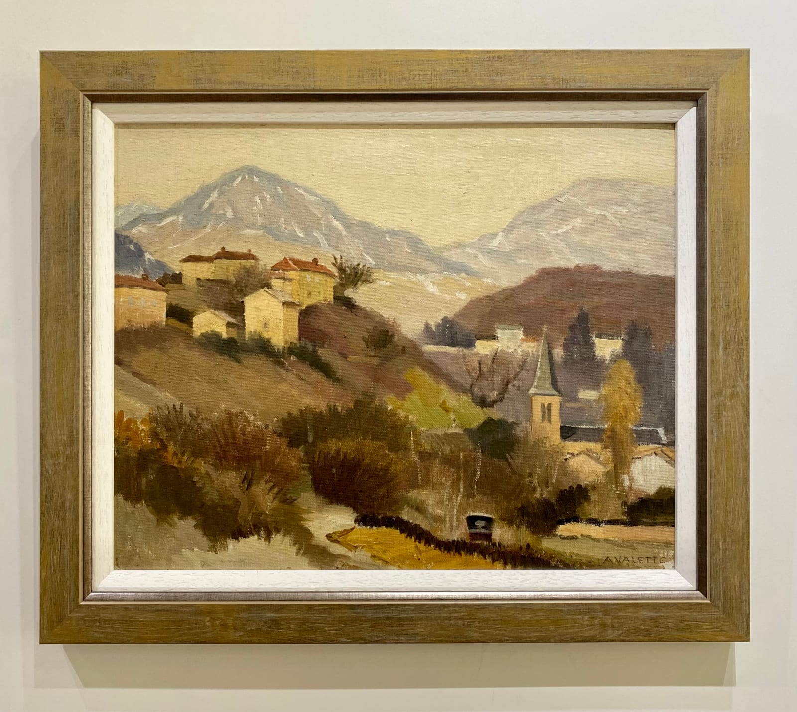 Pierre Adolphe Valette, Vue de Tournon-sur-Rhône