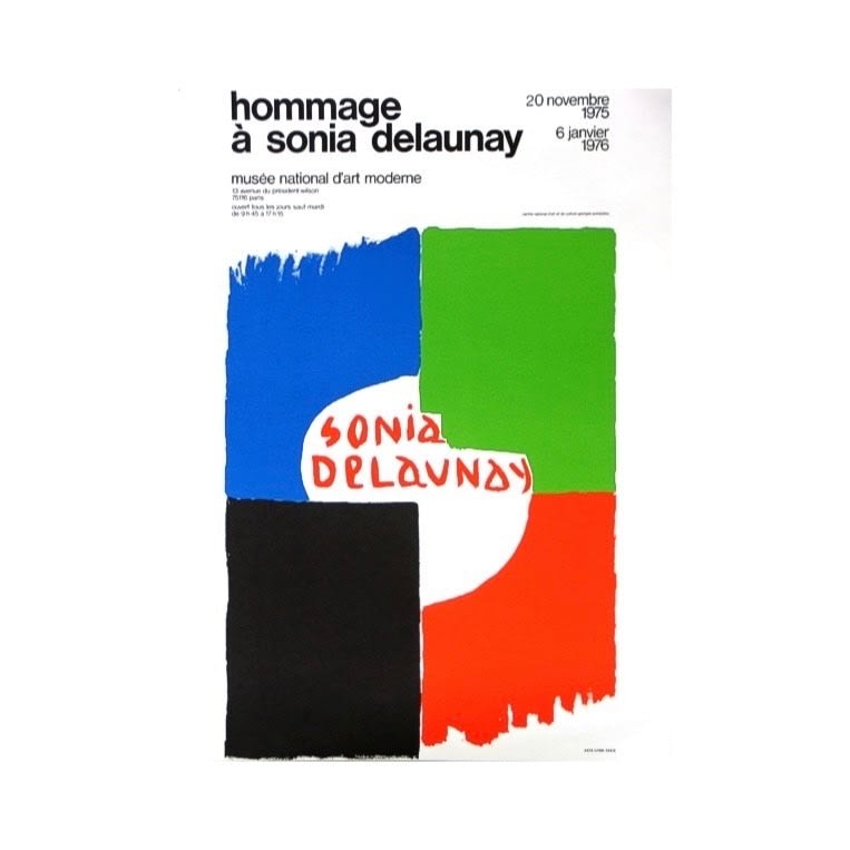 Sonia Delaunay, Musée National d'Art Moderne, 1975