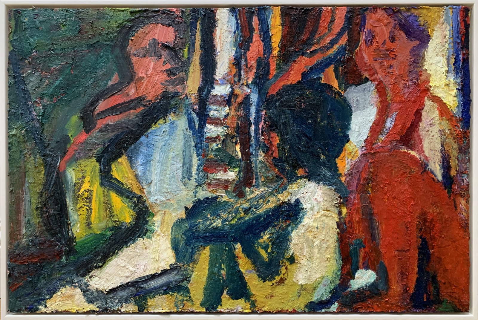 Craig Jefferson NEAC, Three Seated Figures and Stairs