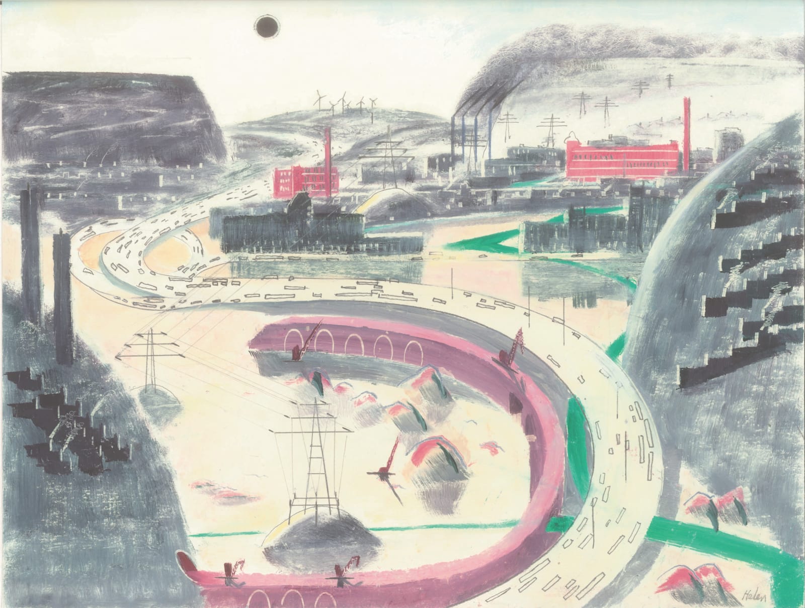 Helen Clapcott, Around the Railway , 2014