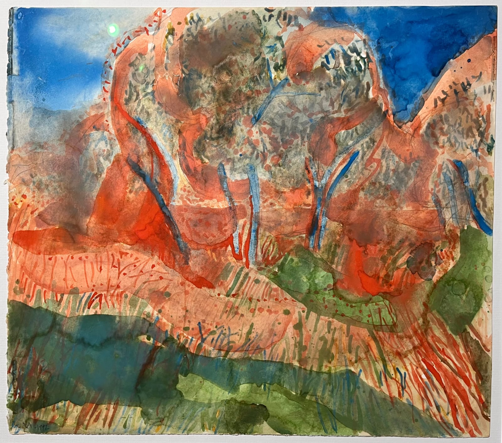 Norman Adams RA, Olive Trees, Provence I, 1997