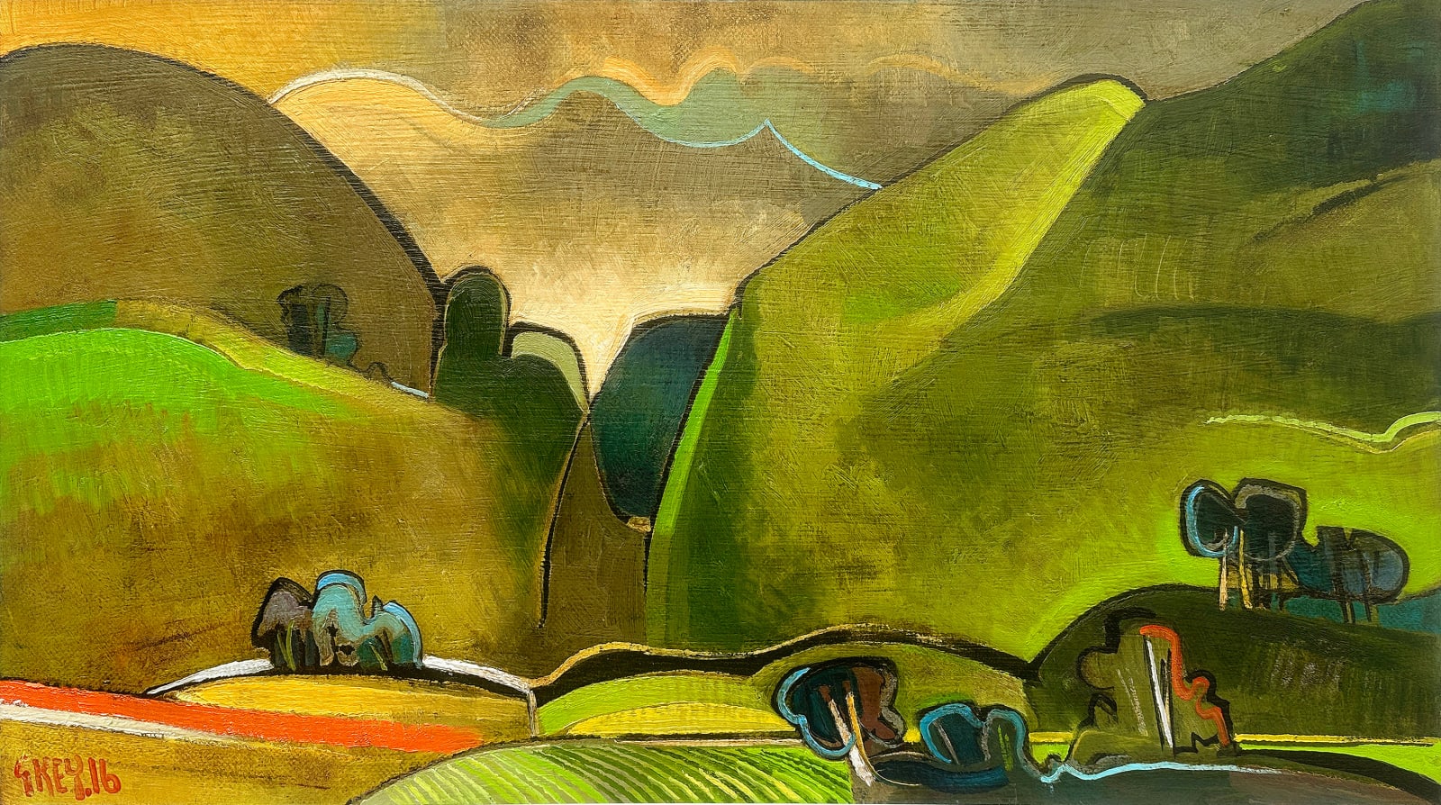 Geoffrey Key, Cumbrian Hills, 2016