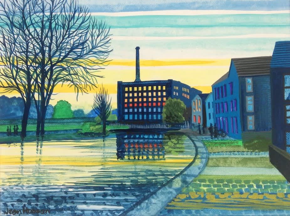 Jean Hobson, Early Morning at the Mill, 2020