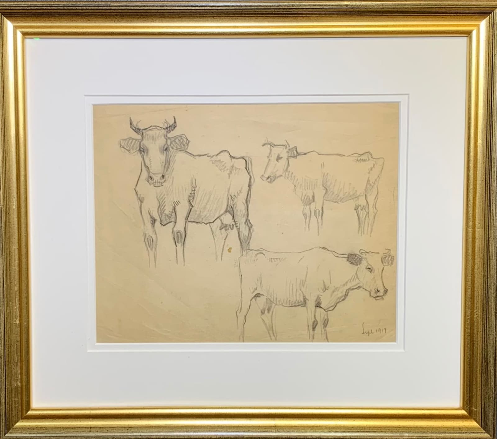 Pierre Adolphe Valette, Cows 2, 1917