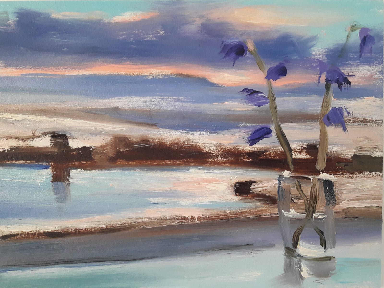 Liam Spencer, Gladioli & Snow Scene