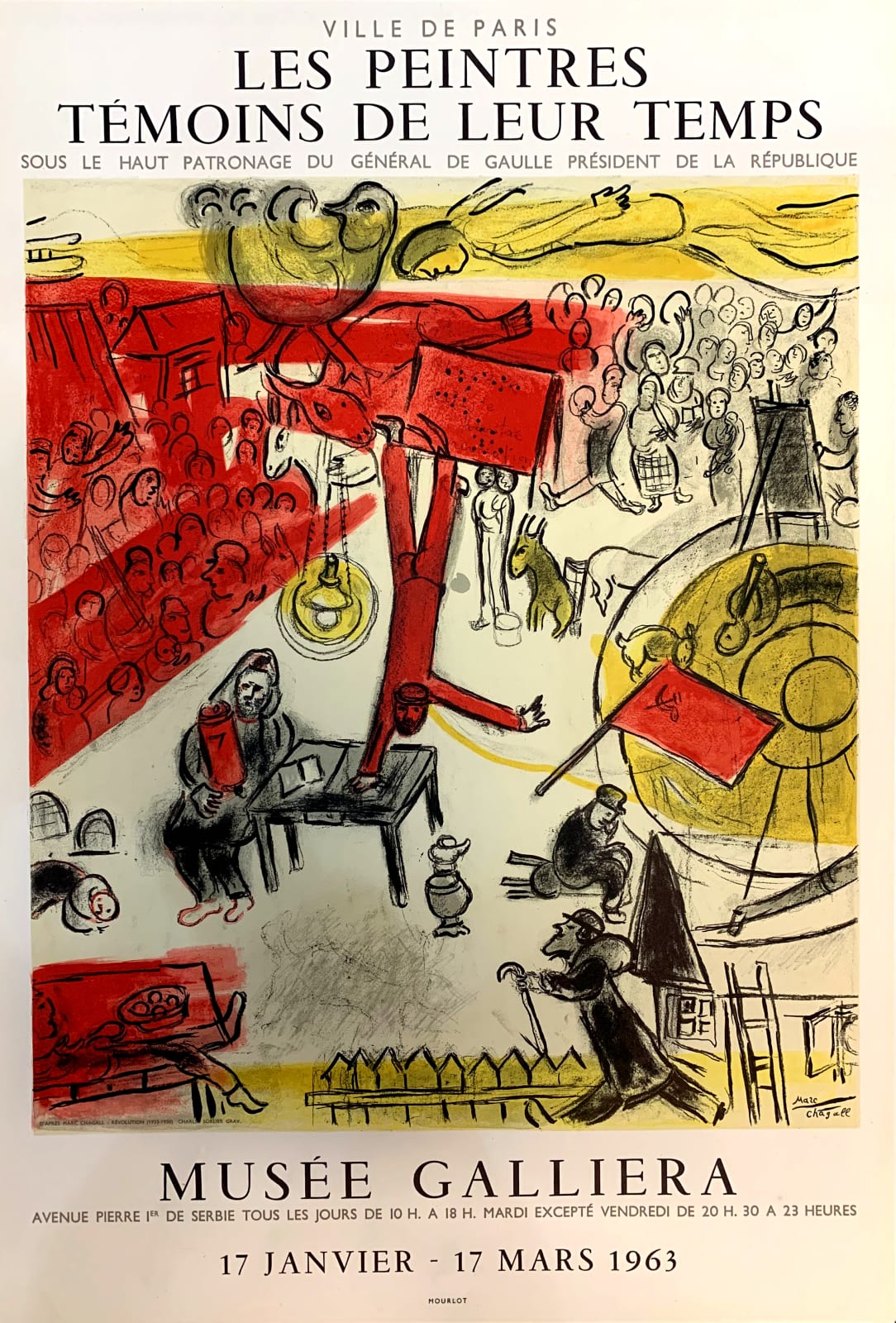 Marc Chagall, Les Peintres temoins de leurs Temps — La Révolution, 1963