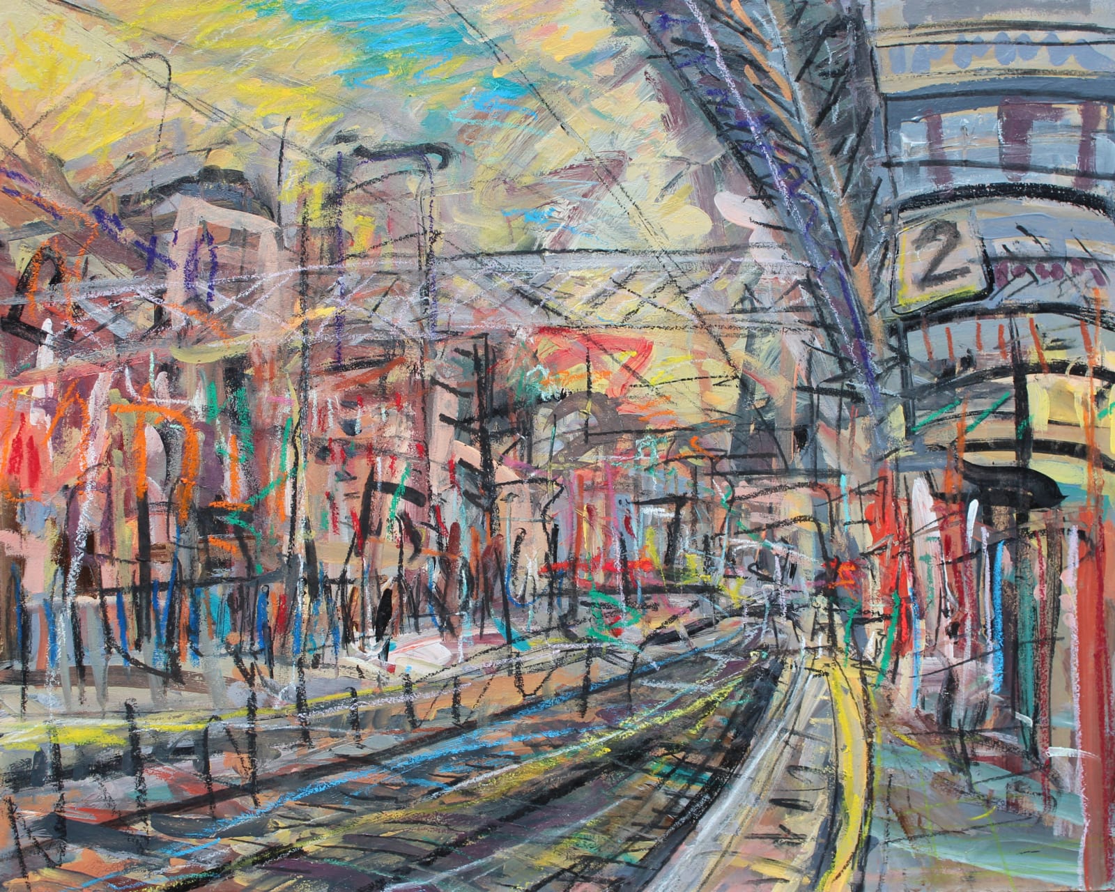 Matthew Thompson, Deansgate Platform Towards Oxford Road Station