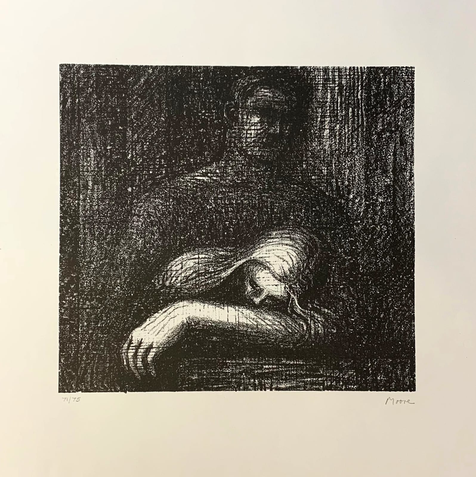 Henry Moore, Lullaby Sleeping Head, 1973