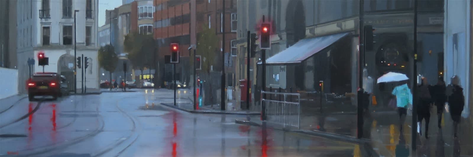 Michael Ashcroft ROI MAFA, Piccolino Caffe Grande, Princess Street, Manchester, 2023