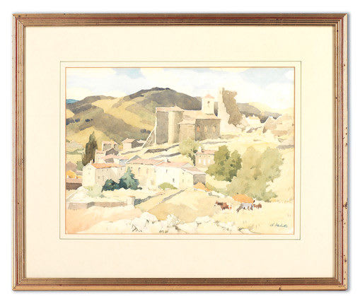 Pierre Adolphe Valette, Vue de Boffres, Ardèche