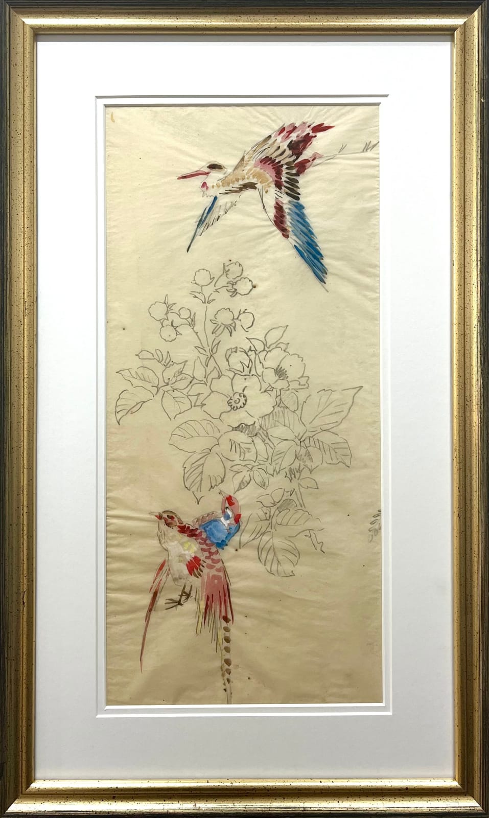 Pierre Adolphe Valette, Red and Blue Bird Duo