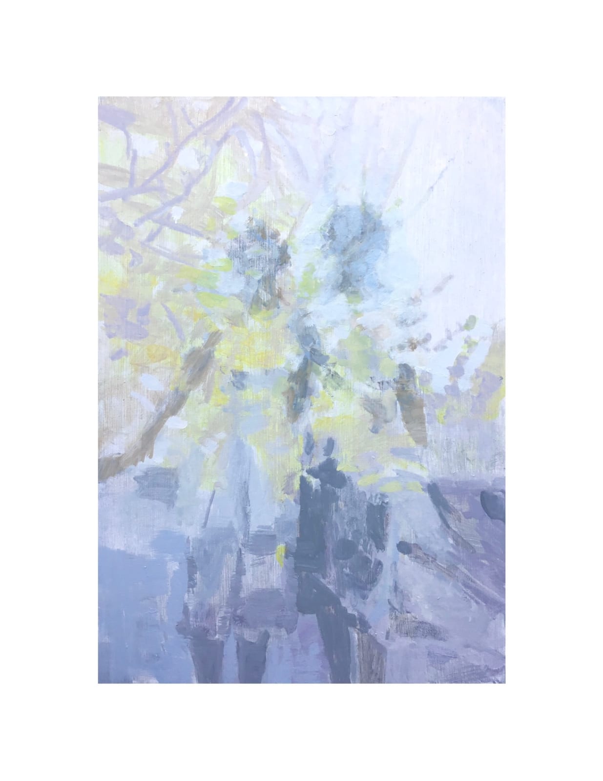 Linda Schwab, TWO WOMEN, FORSYTHIA