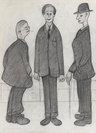 L.S Lowry, At the Seaside, 1960