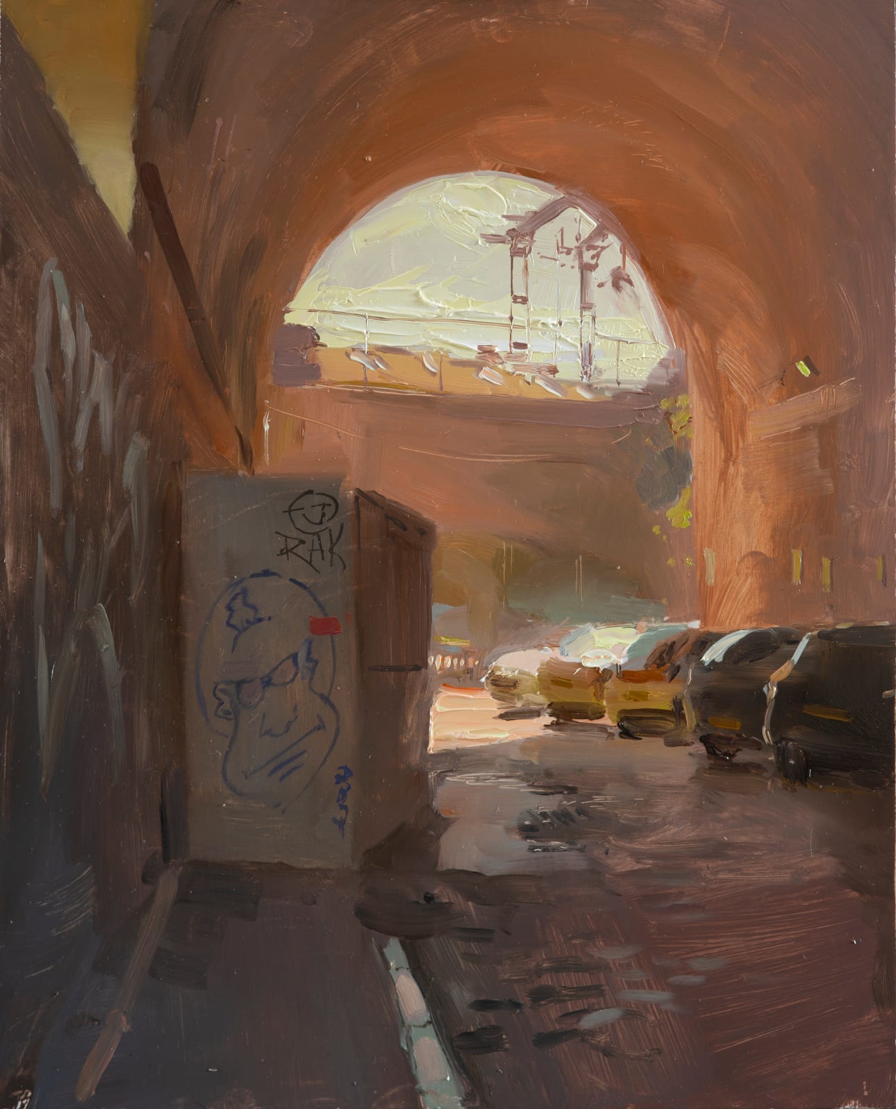 Rob Pointon ROI, Parked Under Viaducts, 2025