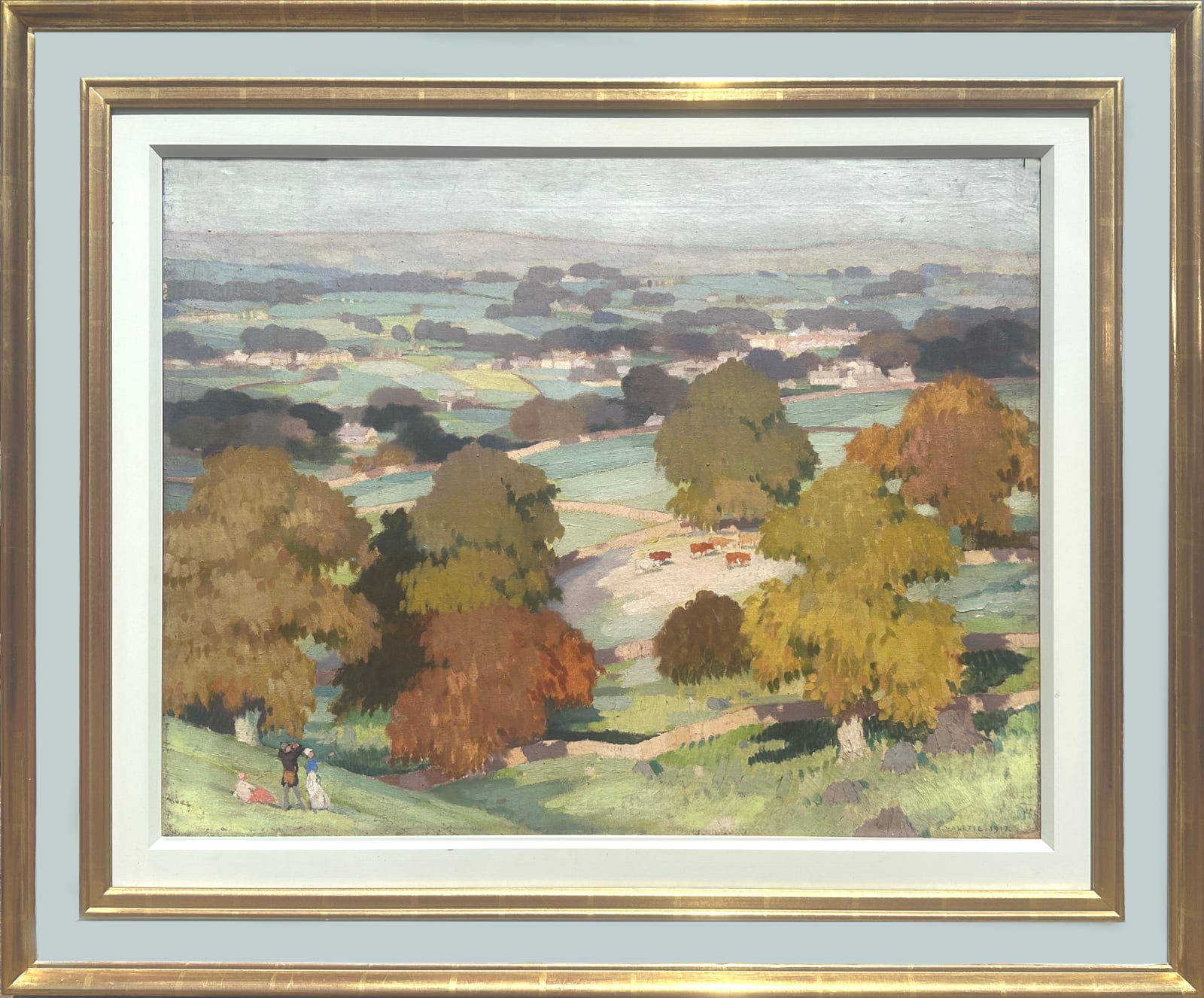 Pierre Adolphe Valette, Derbyshire Landscape, 1917