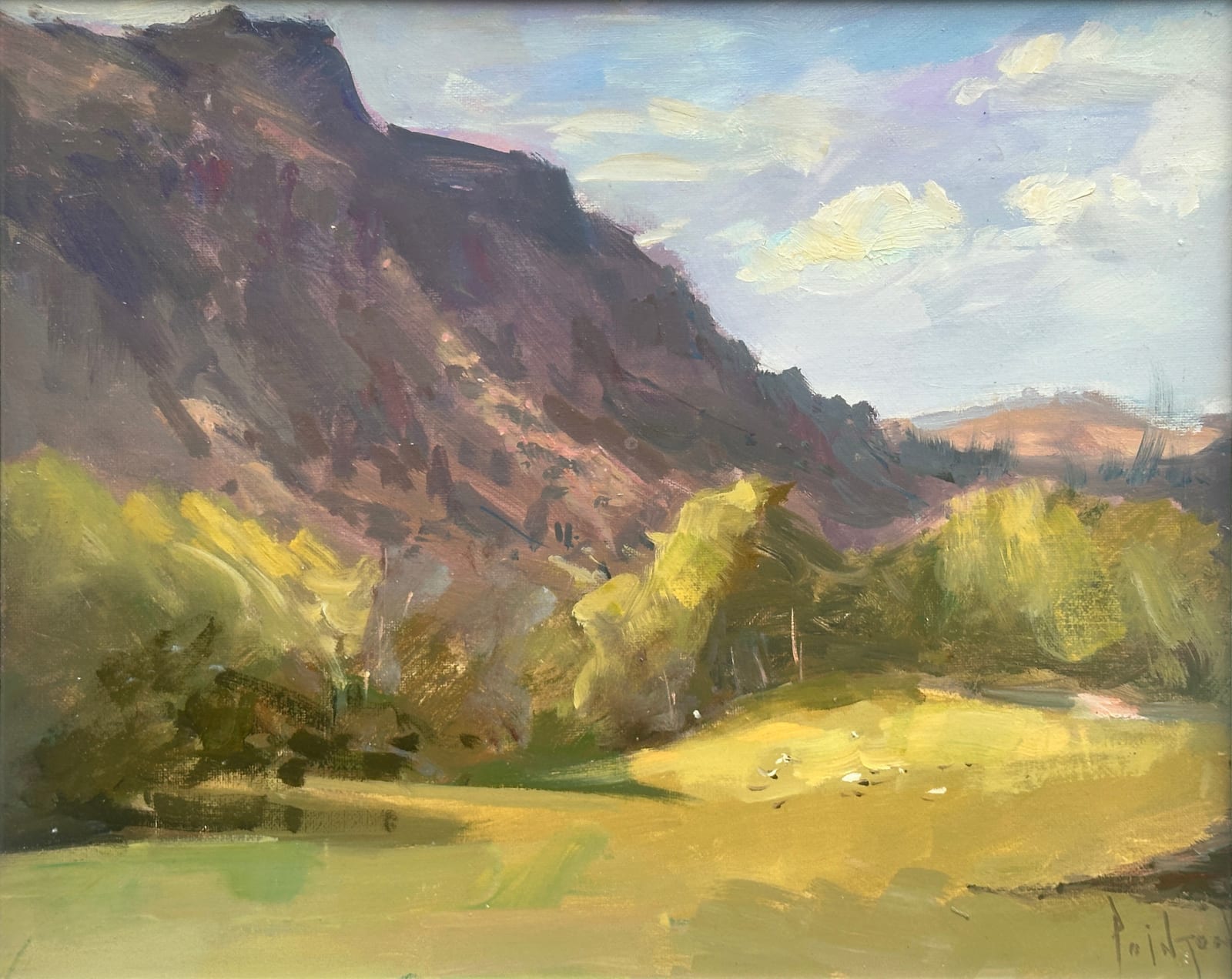 Rob Pointon ROI, View From The Woolpack Inn, Eskdale, 2022