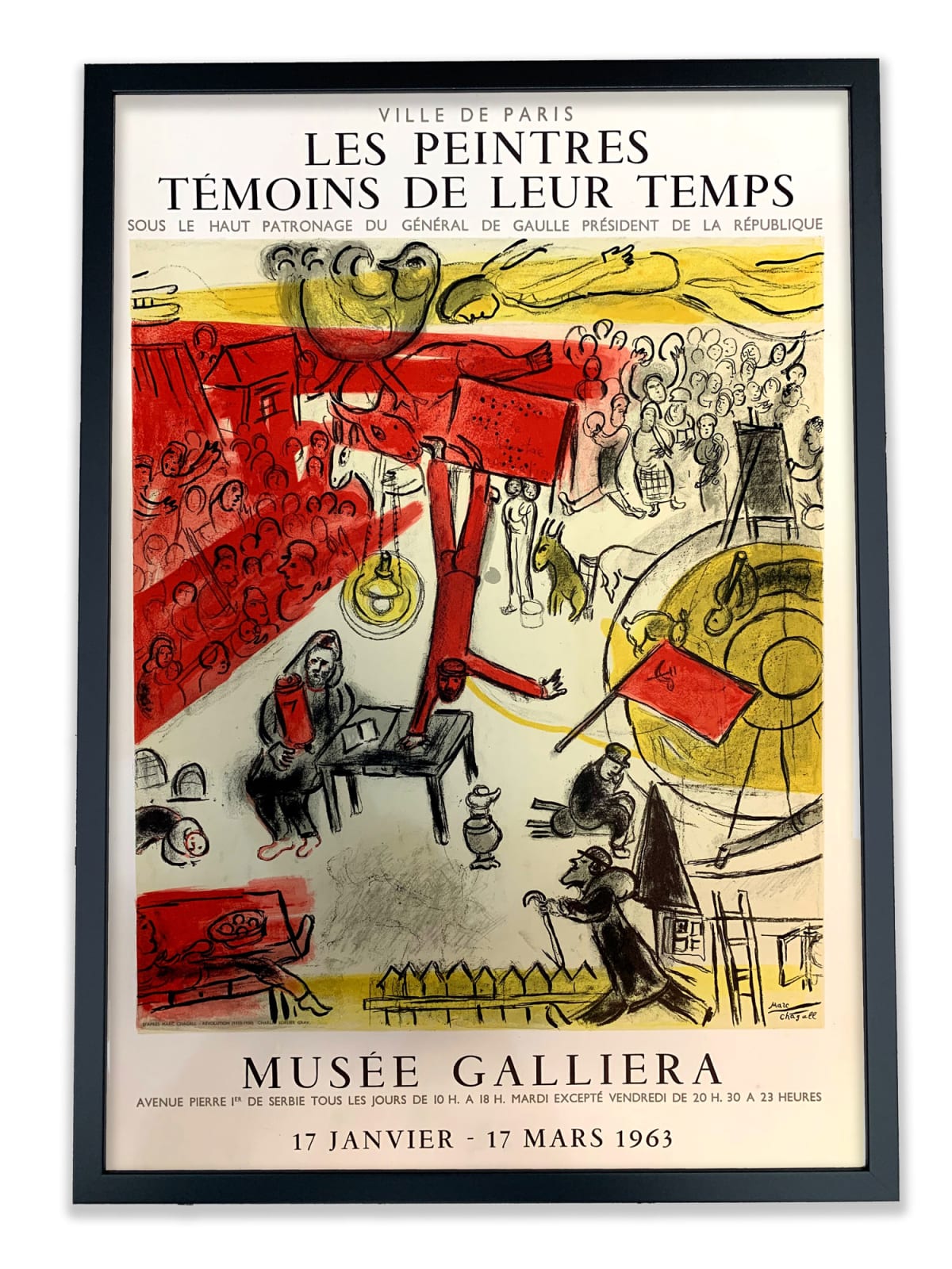 Marc Chagall, Les Peintres temoins de leurs Temps — La Révolution, 1963