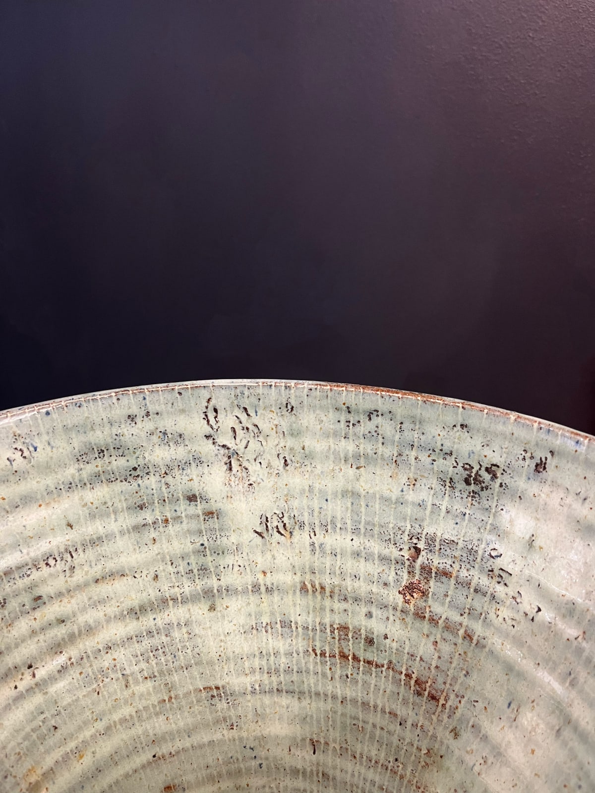 Lucie Rie, Large Oval Vase , Circa 1970