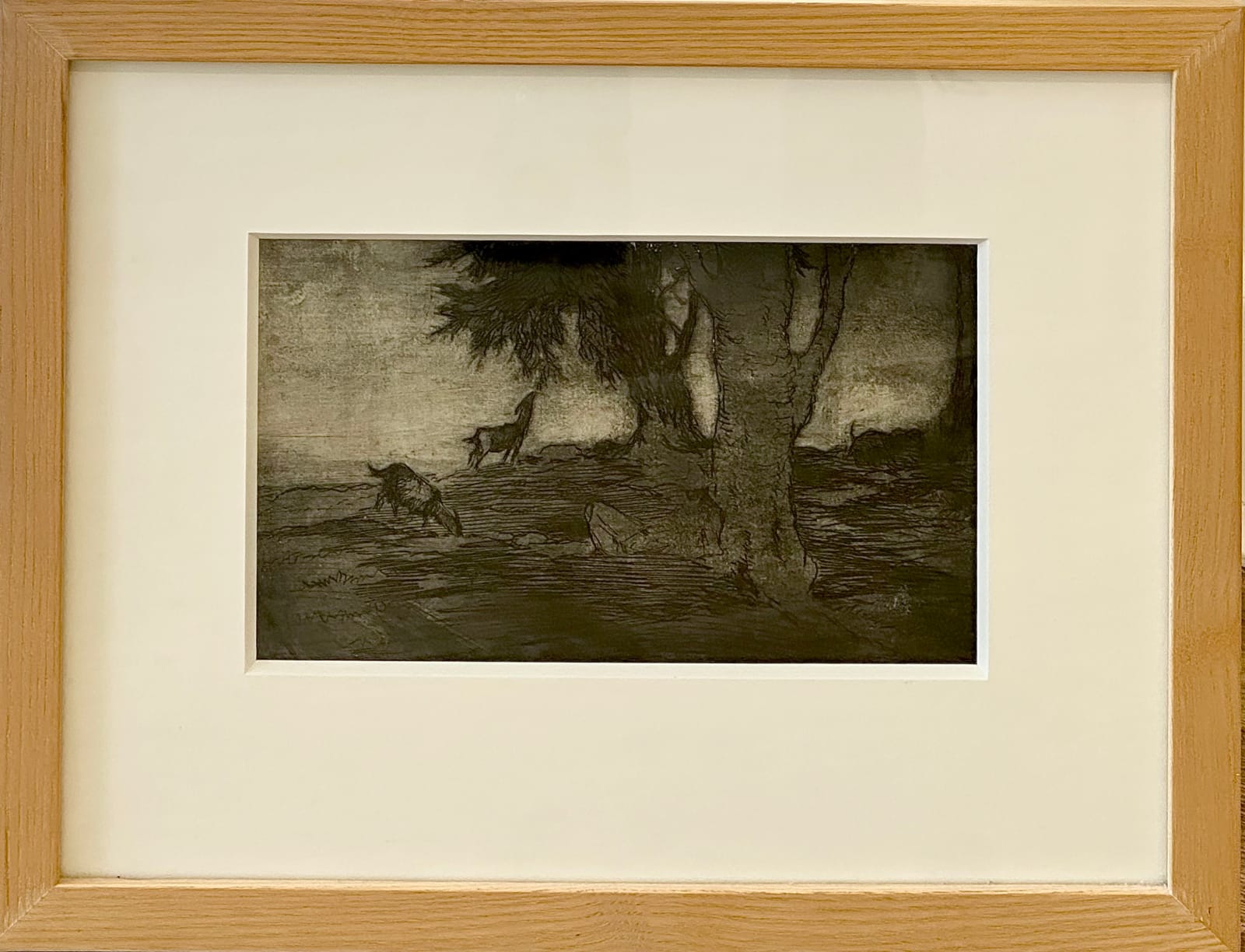 Pierre Adolphe Valette, Goats Grazing With Goat Herder