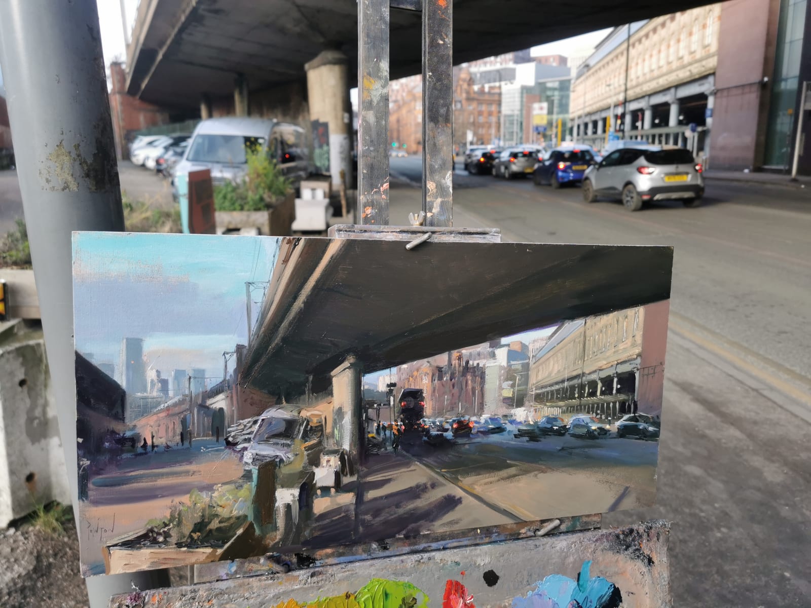 Rob Pointon ROI, Bus Stop under Piccadilly Platform