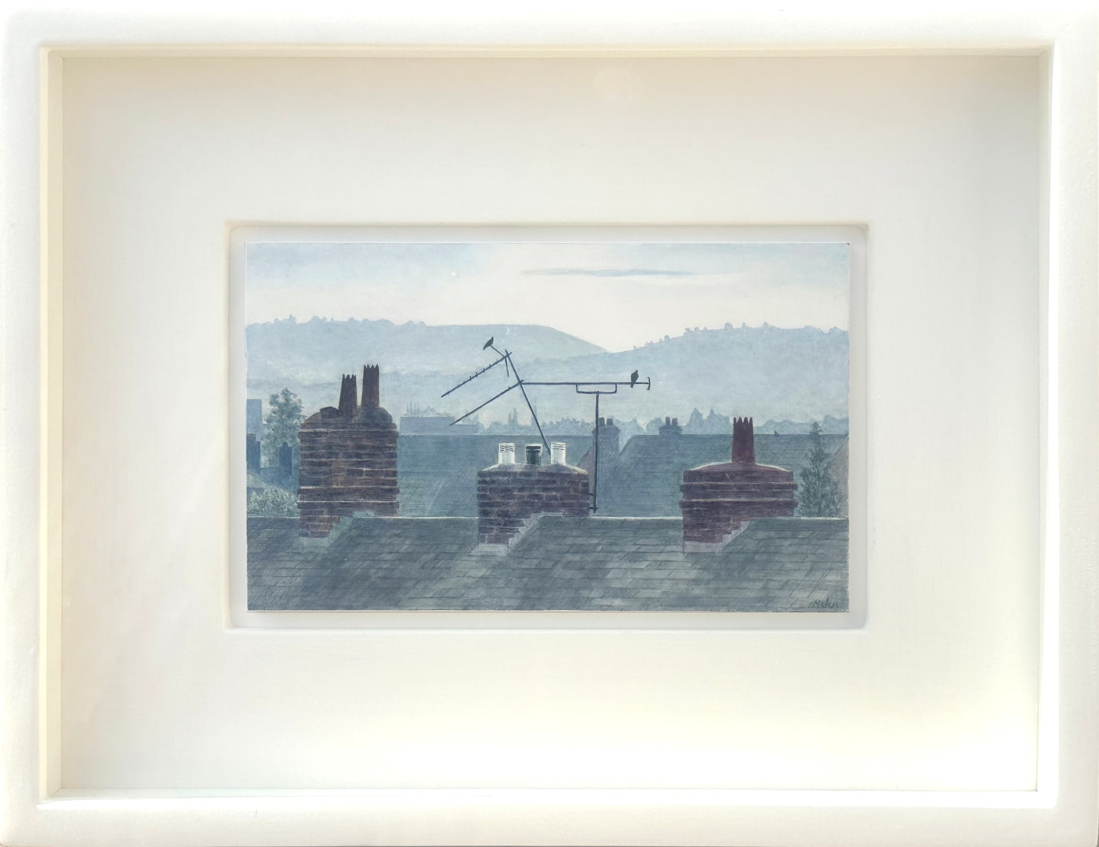 Helen Clapcott, Three Pots and An Ariel, 2024