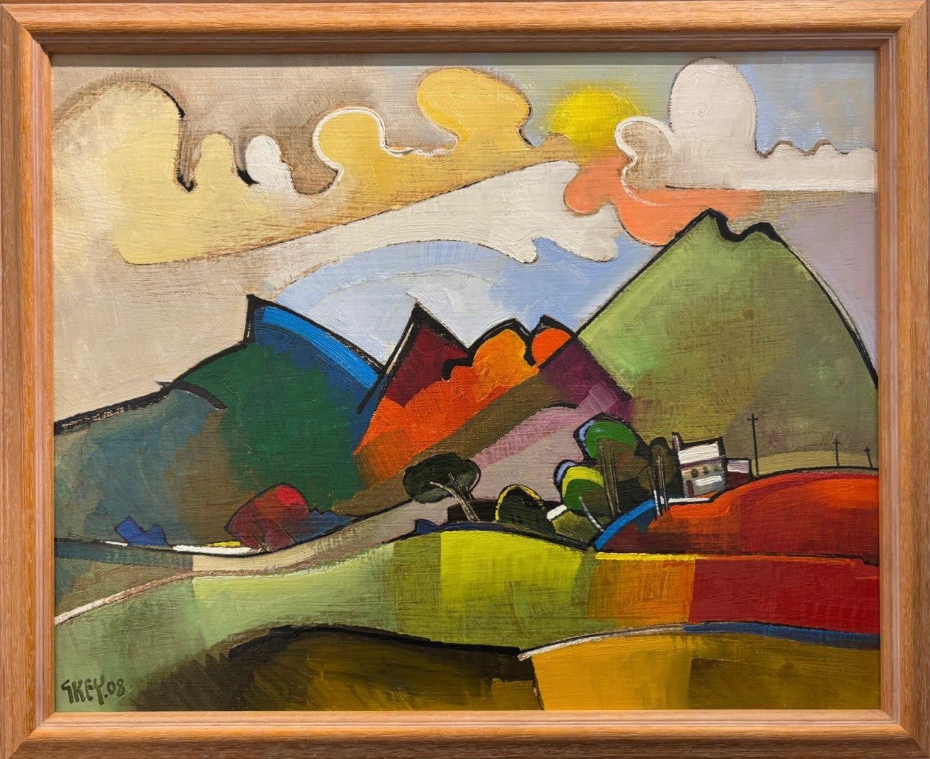 Geoffrey Key, Sun and Clouds, 2008