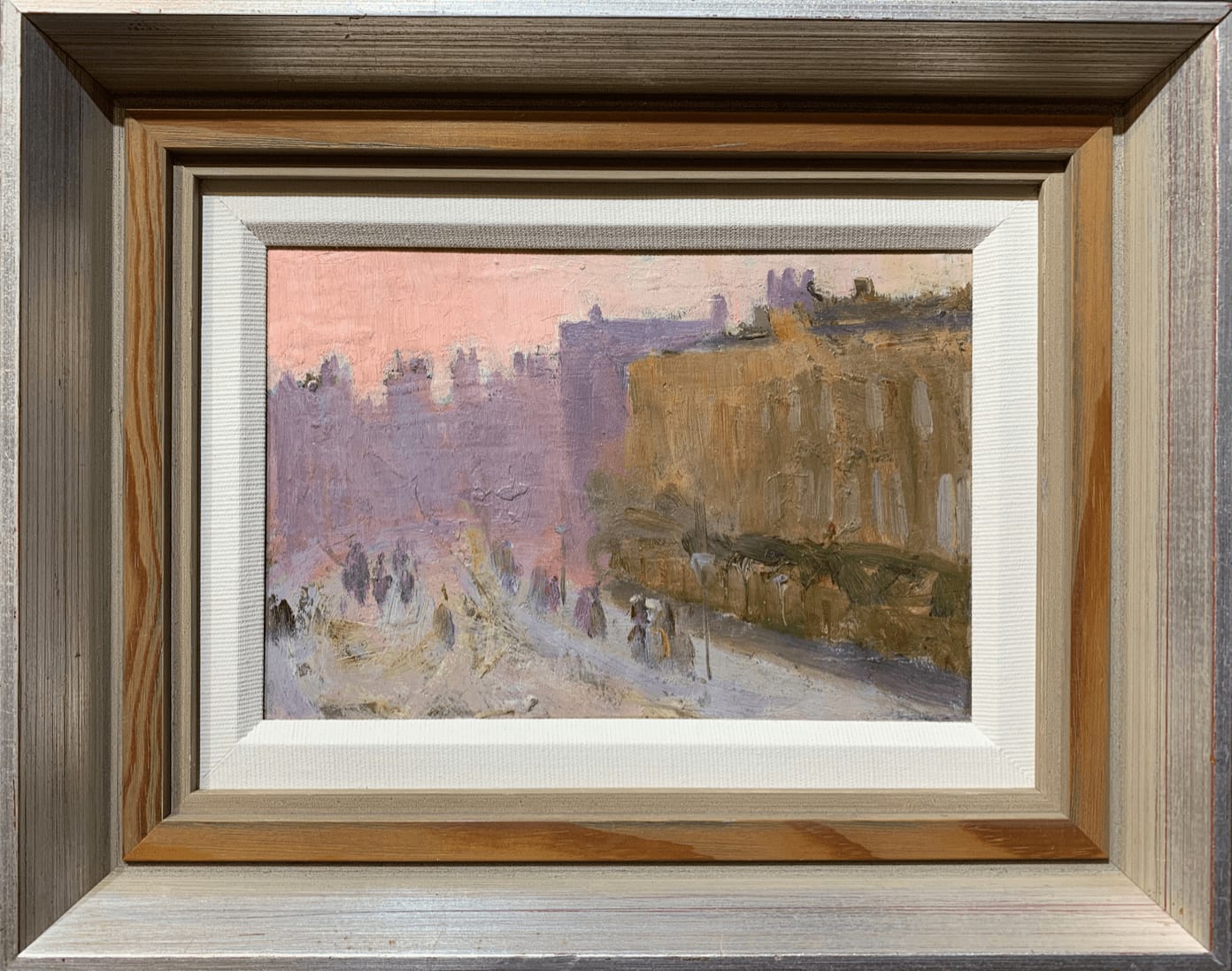Pierre Adolphe Valette, Houses on Oxford Street, Sunset